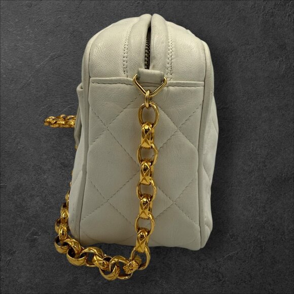 Chanel Lambskin Quilted Camera Tassel Bag with Gold-plated Hardware - Picture 7 of 12